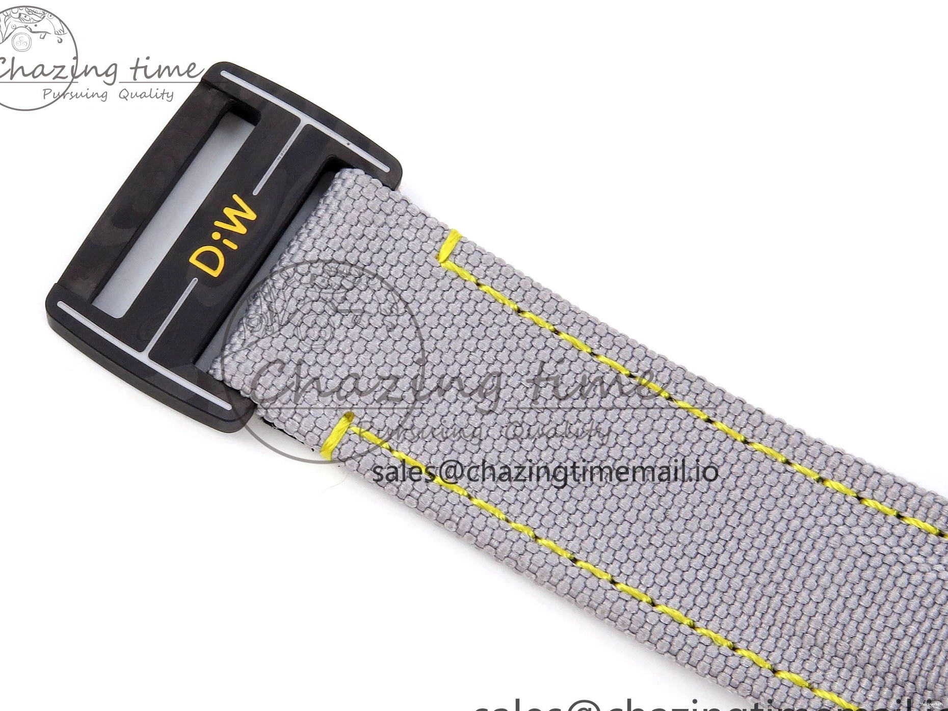 Clone Gray Gray Dial Space DIW Daytona Nylon Mission Textured Strap A4130 on 0228